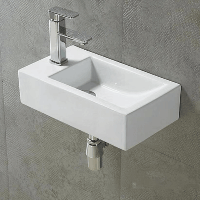 500*250*520mm Poseidon Matt White MDF Bathroom Mini Wall Hung Vanity