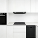 600mm Dilusso Black Oven + Ceramic Cooktop + Concealed Rangehood + Dishwasher Kitchen Appliance Package