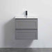 600-1500*460*560mm Matt Grey Bathroom Vanity Wall Hung Cabinet Only and Ceramic/Stone Top Available