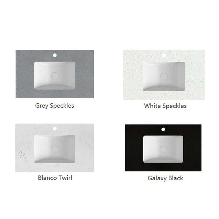 600-1500*460*560mm Poseidon Stella Walnut PVC Bathroom Wall Hung Vanity