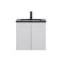 600-750*460mm Acacia Matte White Bathroom Vanity Wall Hung Left/Right Drawers Cabinet Only and Ceramic/Stone Top Available - HD reno