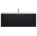 600-1500*460*580mm Lukka Archill Federation Matt Black PVC Fluted Wall Hung Vanity