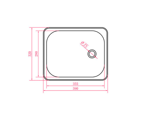 390*320*160mm BK Traditionell 304 Stainless Steel Chrome Square Top Mount Single Bowl Laundry Kitchen Sink - HD reno