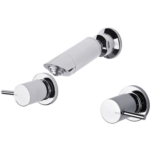 BK Wahlen 10 Chrome Brass Pin Quarter Turn Shower Set - HD reno