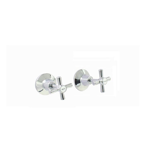 BK Wahlen 10 Chrome Brass Easy Clean Wall Top Assembly - HD reno