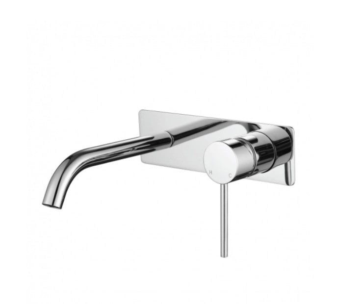 Modernnational Star Mini Solid Brass Wall Mixer With Spout