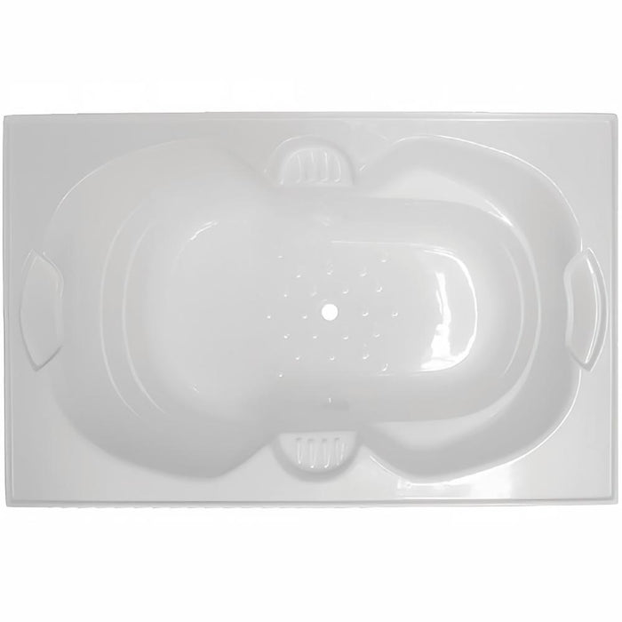 1790*1100*530mm Andorra White Acrylic Rectangle Drop-in Bath Tub