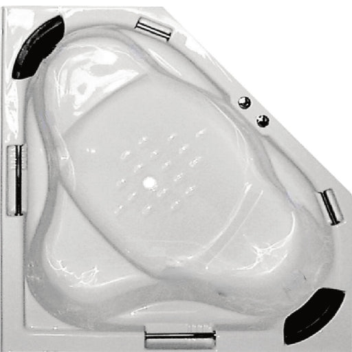 1490*1490*550mm Alhambra Bath Tub White Acrylic Drop in Corner - HD reno