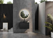600-1500*460*500mm POS CETO Kirribilli Matte Black PVC Constructed Fluted Bathroom Cabinet Wall Hung Vanity