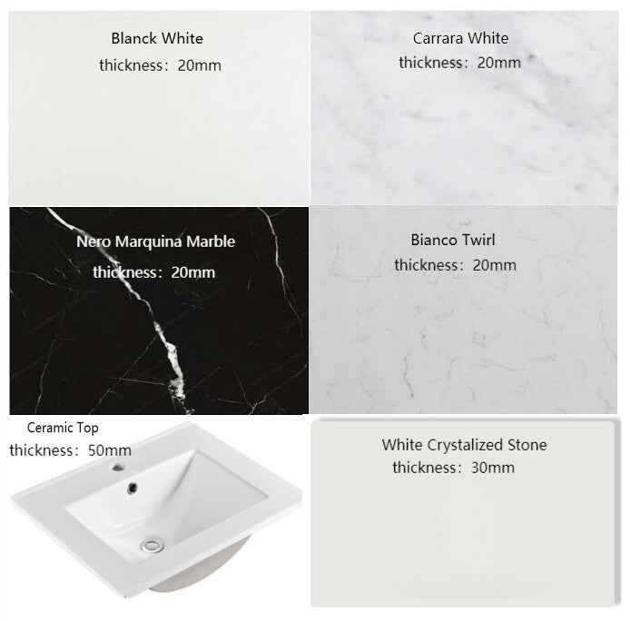600-1500*460*500mm POS CETO Kirribilli Matte White PVC Constructed Fluted Bathroom Cabinet Wall Hung Vanity