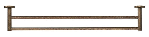 800mm Mica Living Brass Double Towel Rail - HD reno