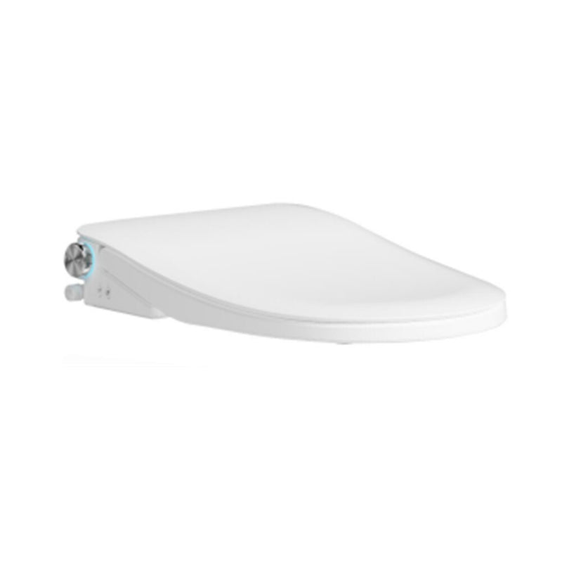 505*375*95mm Lafeme Thea Luxury Gloss White PP Auto Lid Smart Toilet Seat Cover