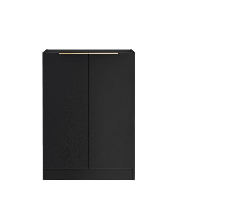 630*580*880mm Otti Byron/Bondi Black Oak Moisture Resistant Plywood 630 Base Cabinet