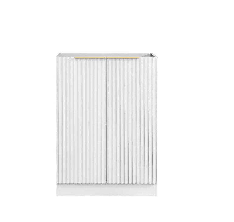 630*580*880mm Otti Noosa Matt White Moisture Resistant Plywood 630 Base Cabinet