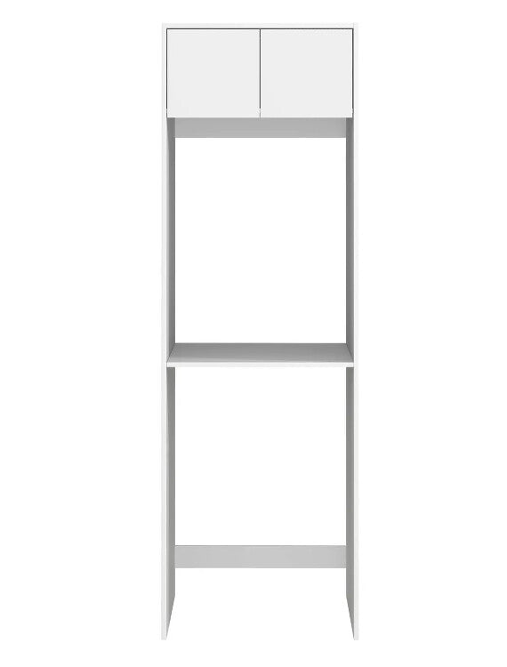 2100*650*700mm Otti Hampshire Matt White Moisture Resistant Plywood Floor Standing Tall Washing Machine Cabinet