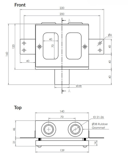 304 Grade Stainless Steel Tundish - HD reno