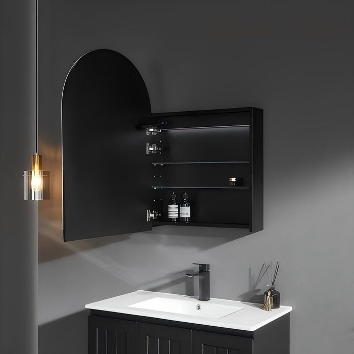600*900mm Poseidon LED Olivia Arch Copper-free Polyurethane Shaving Cabinet