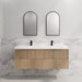 600-1800*450*550mm Bali American Oak MR Melamined Board Panel With PVC Coating Fluted Wall Hung Vanity - HD reno