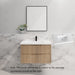600-1800*450*550mm Bali American Oak MR Melamined Board Panel With PVC Coating Fluted Wall Hung Vanity - HD reno