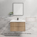 600-1800*450*550mm Bali American Oak MR Melamined Board Panel With PVC Coating Fluted Wall Hung Vanity - HD reno