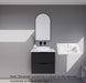 600-1800*450*550mm ABS Bali Matt Black MR Melamined Board Panel With PVC Coating Fluted Wall Hung Vanity - HD reno