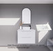 600-1800*450*550mm ABS Bali Matt White MR Melamined Board Panel With PVC Coating Fluted Wall Hung Vanity - HD reno