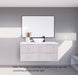 600-1800*450*550mm ABS Bali White Oak MR Melamined Board Panel With PVC Coating Fluted Wall Hung Vanity - HD reno
