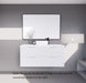 600-1800*450*550mm ABS Bali Matt White MR Melamined Board Panel With PVC Coating Fluted Wall Hung Vanity - HD reno