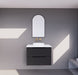 600-1800*450*550mm ABS Bali Matt Black MR Melamined Board Panel With PVC Coating Fluted Wall Hung Vanity - HD reno