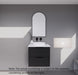 600-1800*450*550mm ABS Bali Matt Black MR Melamined Board Panel With PVC Coating Fluted Wall Hung Vanity - HD reno