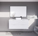 600-1800*450*550mm ABS Bali Matt White MR Melamined Board Panel With PVC Coating Fluted Wall Hung Vanity - HD reno