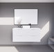 600-1800*450*550mm ABS Bali Matt White MR Melamined Board Panel With PVC Coating Fluted Wall Hung Vanity - HD reno