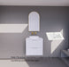 600-1800*450*550mm ABS Bali Matt White MR Melamined Board Panel With PVC Coating Fluted Wall Hung Vanity - HD reno
