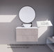 600-1800*450*550mm ABS Bali White Oak MR Melamined Board Panel With PVC Coating Fluted Wall Hung Vanity - HD reno