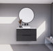 600-1800*450*550mm ABS Bali Matt Black MR Melamined Board Panel With PVC Coating Fluted Wall Hung Vanity - HD reno