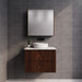 600-1800*450*550mm ABS Bali Brown Oak MR Melamined Board Panel With PVC Coating Fluted Wall Hung Vanity - HD reno
