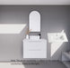 600-1800*450*550mm ABS Bali Matt White MR Melamined Board Panel With PVC Coating Fluted Wall Hung Vanity - HD reno