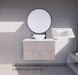 600-1800*450*550mm ABS Bali White Oak MR Melamined Board Panel With PVC Coating Fluted Wall Hung Vanity - HD reno