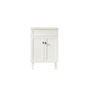 600*455*860mm POS Harrington Matt White PVC Constructed Freestanding Vanity With Kick Board - HD reno
