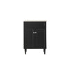 600*455*860mm POS Harrington Matt Black PVC Constructed Freestanding Vanity With Kick Board