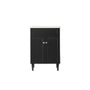 600*455*860mm POS Harrington Matt Black PVC Constructed Freestanding Vanity With Kick Board - HD reno