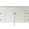 1500*455*860mm POS Harrington Matt White PVC Constructed Freestanding Vanity With Legs