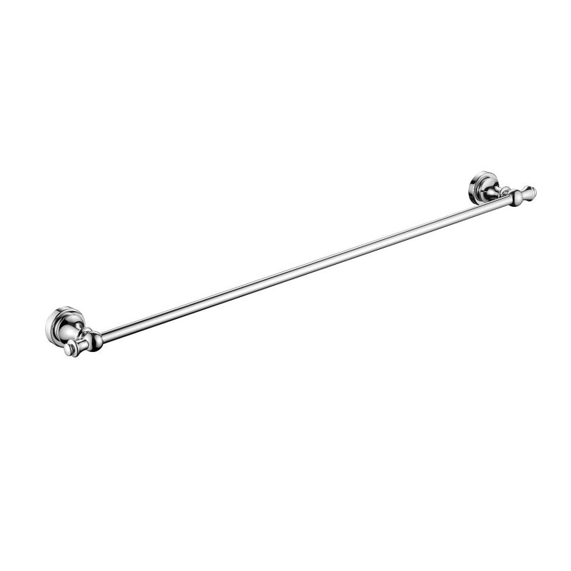 750mm Modernnational Medoc Solid Brass Round Single Towel Rail