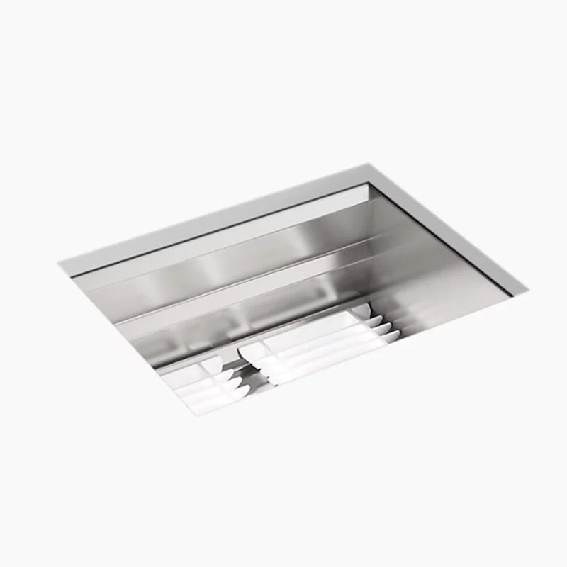 585*450*275mm Kohler Prolific Stainless Steel Square Single Bowl Workstation Undermount Kitchen Sink