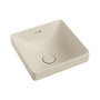 345*345*175mm Fienza Aluca Khaki Vitreous China Square Insert Basins