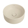 360*360*140mm Reba Luxe Khaki Vitreous China Round Above Counter Basins