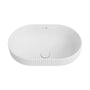 555*385*170mm Fienza Eleanor Matte White Vitreous China Oval Fluted Design Insert Basins