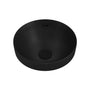 350*350*175mm Fienza Aluca Matte Black Vitreous China Round Insert Basins