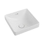345*345*175mm Fienza Aluca Gloss White Vitreous China Square Insert Basins