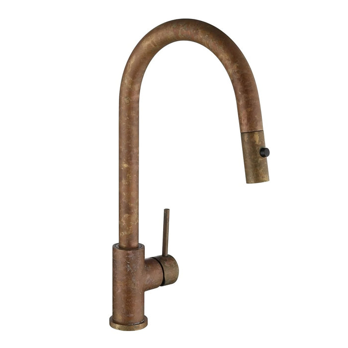 ACL Bella LVB Mica Living Brass Pull-Out Gooseneck Sink Mixer